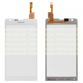 Сенсорный экран (тачскрин) для Sony C5302 M35h Xperia SP, белый